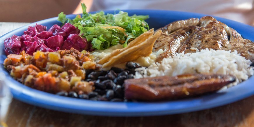 Casado från Costa Rica på tallrik