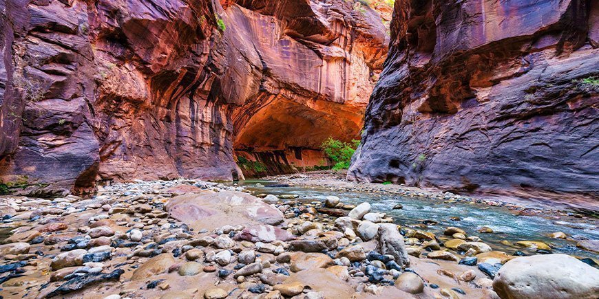 "The Narrow" i Zion National Park, USA