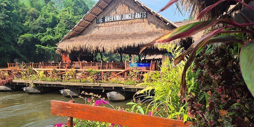 Fasad på River Kwai Jungle Rafts