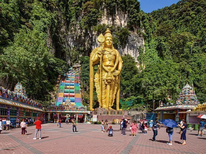 Batu Caves utanför Kuala Lumpur, Malaysias huvudstad