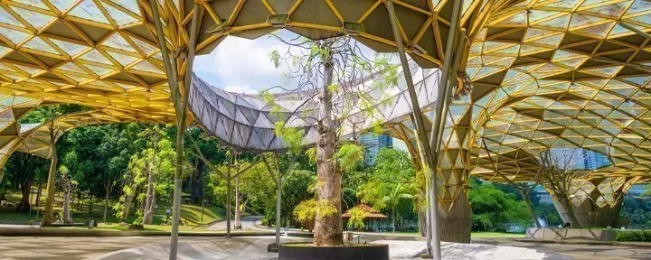 Botaniska trädgården i Kuala Lumpur, Malaysia