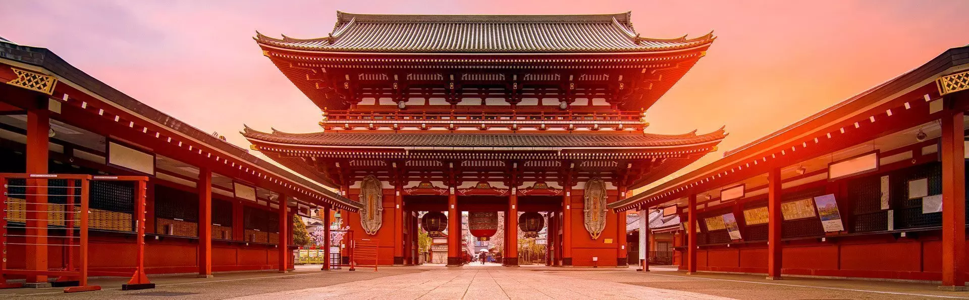 Sensoji-templet i Asakusa i Tokyo